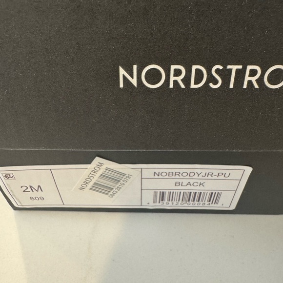 NORDSTROM black boys moccasin - Picture 5 of 6